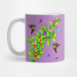 Hummingbirds and Butterflies Mug